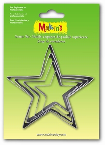 Makins Clay 36504 Cutterset groot  Star 4 stuks
