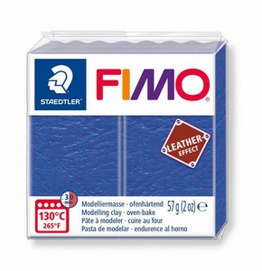 Fimo Soft 8020-309 effect leather Indigo blue