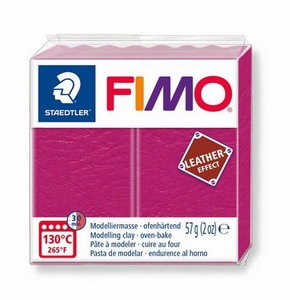 Fimo Soft 8020-229 effect leather Berry