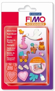 FIMO siliconen duwvorm/pushmold 8725-05 Baby