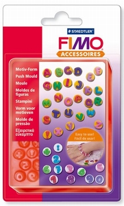 FIMO siliconen duwvorm/pushmold 8725-07 ABC/123
