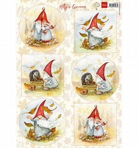 Marianne Design knipvel A4 HK1703 Hetty's Gnomes