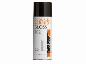 Cobra odourless varnish spray 102 geurloze vernis GLOSS