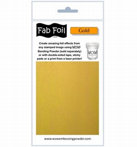 WOW! W216-GLD01 Fabulous Foil Gold