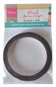 Marianne Design LR0026 Foamtape zwart 1mm/2meter