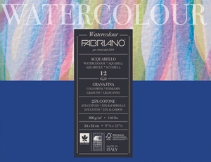 Fabriano 17312432 Cold Pressed Watercolour pad 300grs