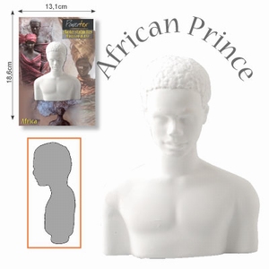 Powertex 0110 African Collection Prince volle vorm10cm