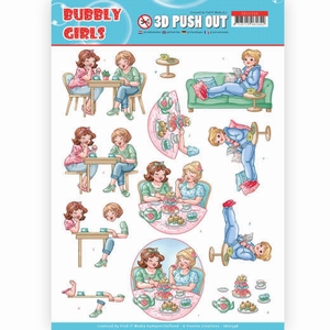 Bubbly Girls 3D Push out vel SB10348 Me time