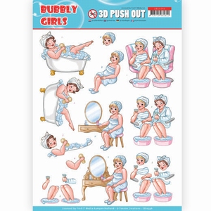 Bubbly Girls 3D Push out vel SB10346 Bubbly Bath