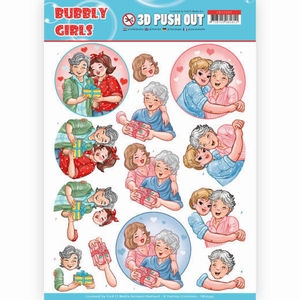 Bubbly Girls 3D Push out vel SB10345 Mothersday