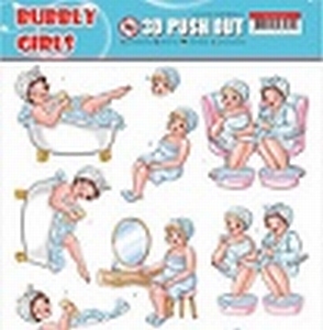 Bubbly Girls 3D Push out vel SB10346 Bubbly Bath mini foto