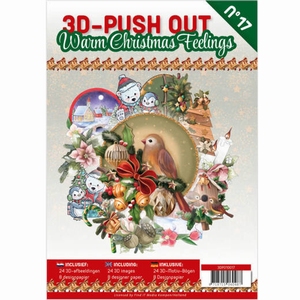 3D-Push out boek 3DPO10017 Warm Christmas Feelings
