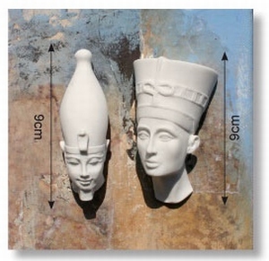 Powertex 0032 Egyptian Collection Duo half farao 9cm