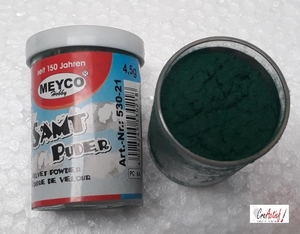 Meyco 530-21 Flock/Fluweelpoeder Groen 4,5gram