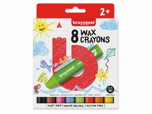Bruynzeel 60131008 (dikke) Wax Crayons set 8 stuks