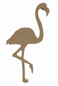 Gomille MDF figuur 2347 Flamingo 24x39cm, dikte 5mm