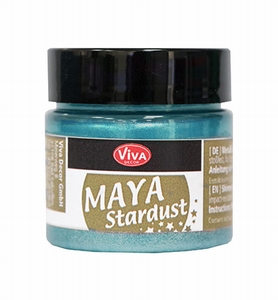 VIVA Decor glitterverf 126290934 Maya Stardust Turkis