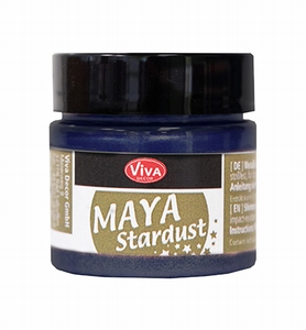 VIVA Decor glitterverf 126260134 Maya Stardust Nachtblau