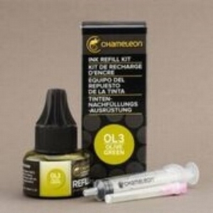 Chameleon Ink Refill Kit CT9013 Olive-Green-OL3