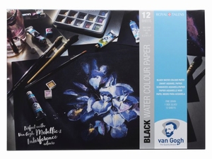 Van Gogh 94170001 watercolour papierblok Black,A3/12vel