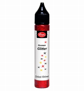 VIVA German glitter pen 1228.401.01 Chili rot
