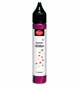 VIVA German glitter pen 1228.501.01 Fuchsia