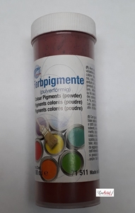 Artidee pigment poeder voor gips/voeg 71511.10 Donkerrood