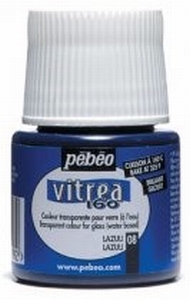 Pebeo 111008 Vitrea160 glasverf 08 Lazuli blue (Gloss)