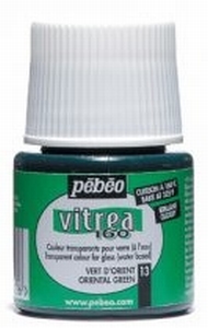Pebeo 111013 Vitrea160 glasverf 13 Oriental Green (Gloss)