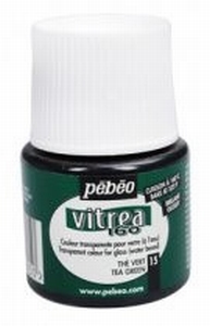 Pebeo 111015 Vitrea160 glasverf 15 Tea Green