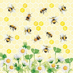 Servetten Ambiente 5 stuks 1331/4415 Bees-Joy