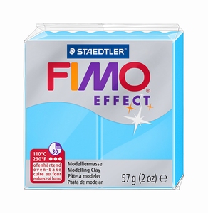 Fimo Soft 8020-301 effect Neon Blauw