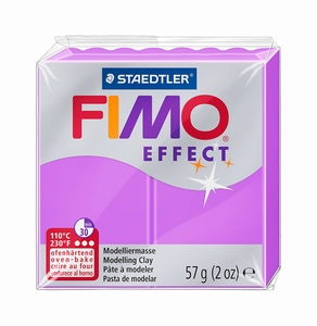 Fimo Soft 8020-601 effect Neon Violet
