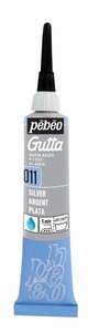 Pebeo Setasilk Gutta 147-011 Silver silk outliner