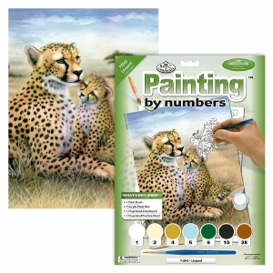 R&L Painting by numbers PJS43-3T A4  Luipaard