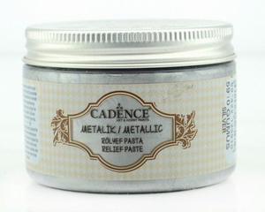 Cadence Metallic Relief Paste Zilver 301596/5910