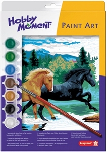 HobbyMoment Paint Art 969704F Paarden, schilderen op nummer