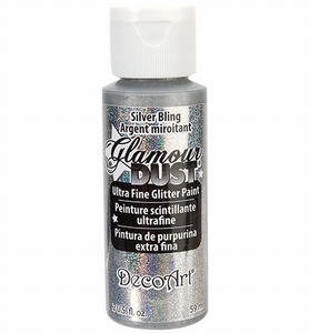 DecoArt Glamour Dust DGD02 Silver Bling