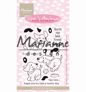 Clearstamp MD-EC0177 Elines cute animals - Puppies