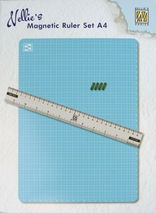 Nellie's Choice MAGM001 Magnetic Ruler set A4