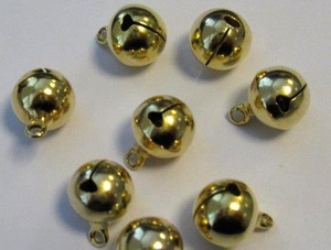 H&C12242-4214 Jewelry Bells Gold 12mm/ 8stuks