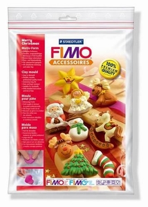 FIMO kleivorm/gietvorm 8742 12 Kerstmis