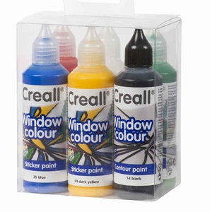Creall glass 20600 Window color Primary set 6 kleuren