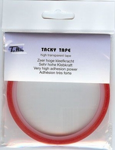 Tacky Tape LIJ-070 High transparant tape (rode rol)