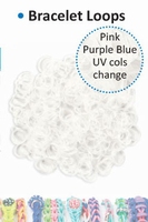Darice Bracelet Loops latex free: UV color change RB1021