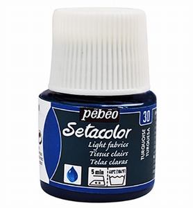 Setacolor textielverf light fabrics 329-030 Turquoise