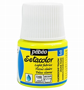 Setacolor textielverf light fabrics 329-031 Fluor Yellow