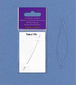 H&C Fun 11408-0005 Split Eye Needle kort (kralen rijgnaald)