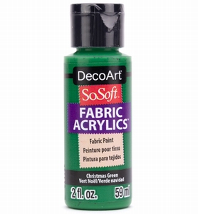 DecoArt SoSoft Fabric Acryllics DSS 26 Christmas Green
