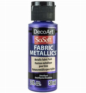 DecoArt SoSoft Fabric Acryllics DSM37 Amethyst (metallic)